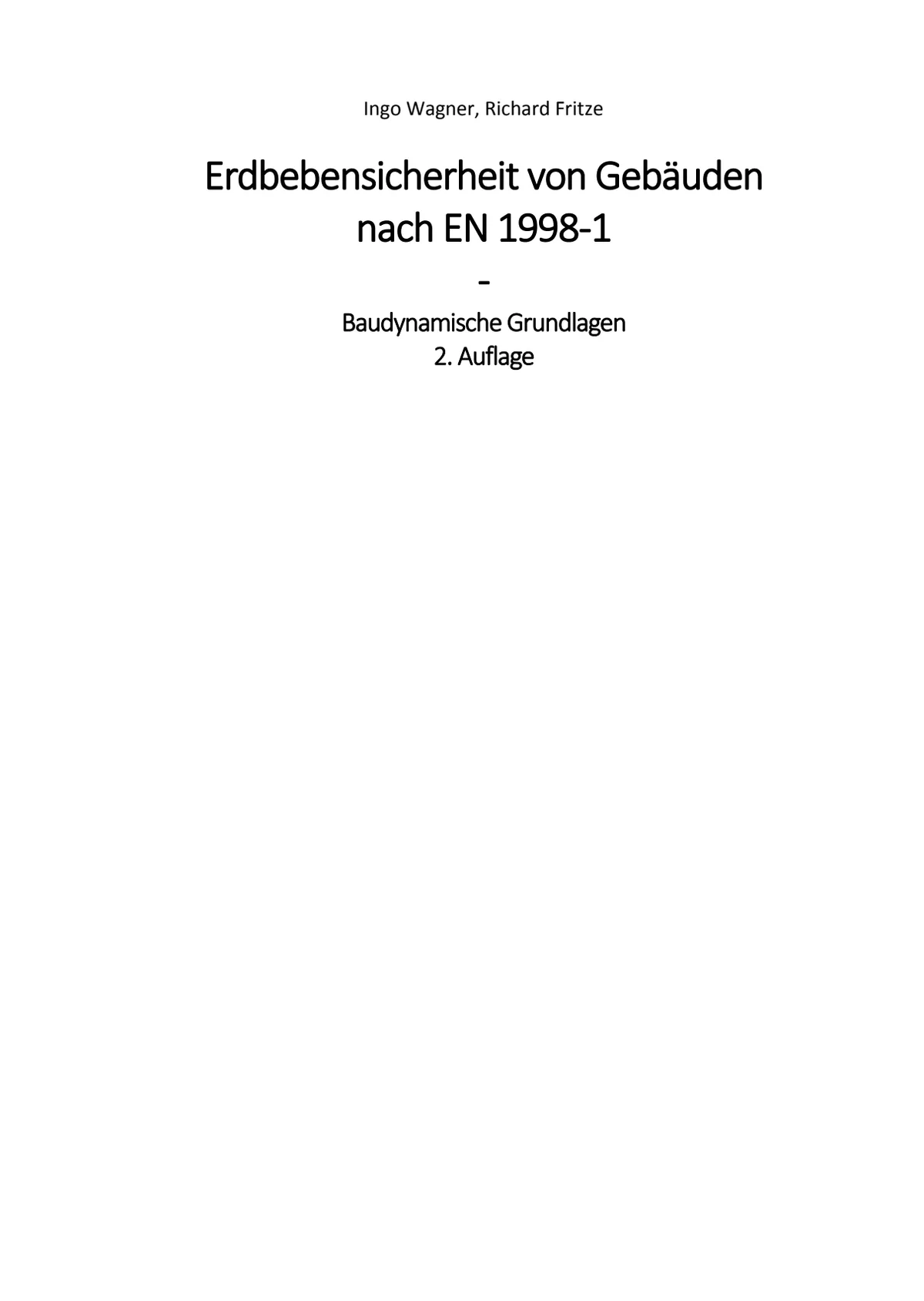 Erdbebensicherheit von Gebäuden nach EN 1998-1 – Baudynamische Grundlagen — Seite 3